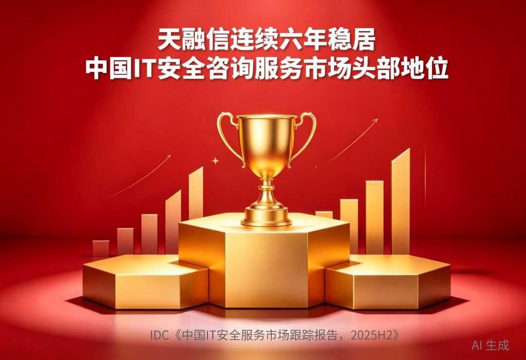 天融信连续六年稳居中国IT安全咨询服务市场头部地位